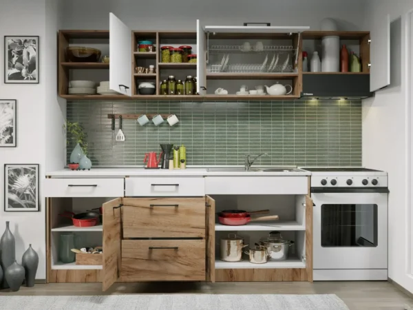 Set Mobila Bucatarie Gastro 260 AlbStejar