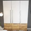 Set Mobila Dormitor Timea 5 piese Tapitat Wenge