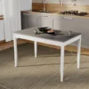 Set Masa Grand Gri + 4 Scaune Grand Crem