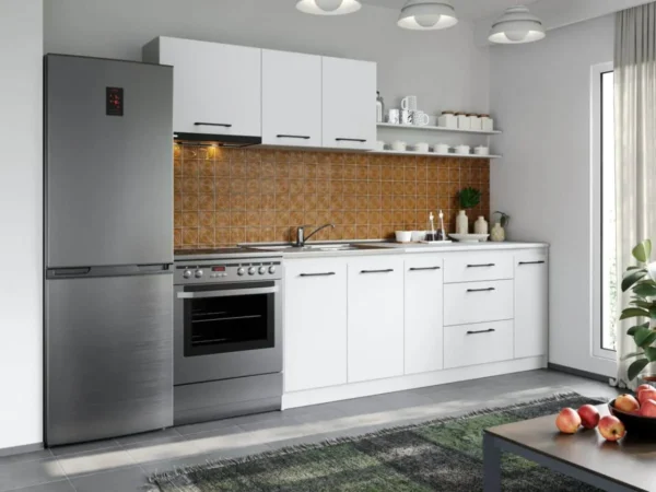 Set Mobila Bucatarie Mina Pure 260 Alb