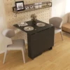 Masă Pliabilă, Masă Rabatabilă pentru 4-6 Persoane