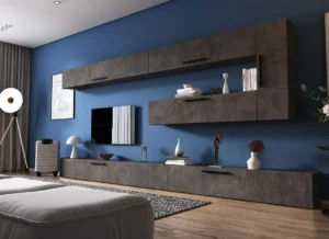 Mobila Sufragerie Gri Beton